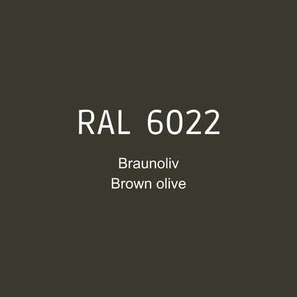 RAL 6022 Braunolive in 1K Lack