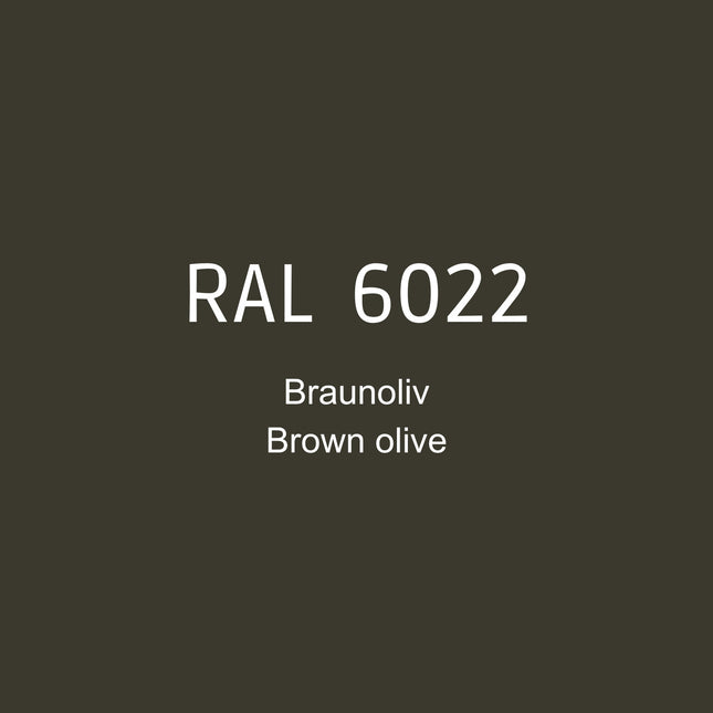 RAL 6022 Braunolive in 1K Lack