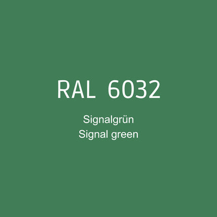 RAL 6032 Signalgrün in 1K Lack