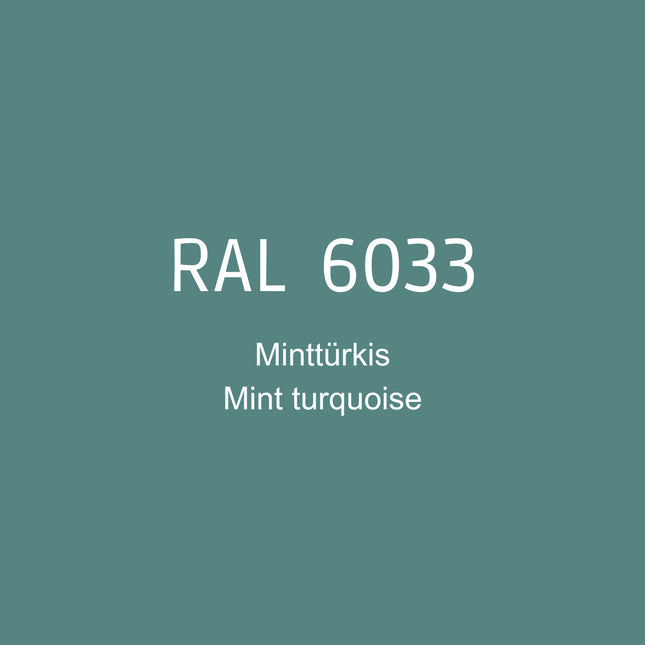 RAL 6033 Minttürkis in 1K Lack