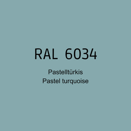 RAL 6034 Pastelltürkis in 1K Lack