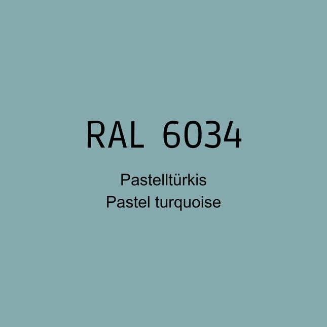 RAL 6034 Pastelltürkis in 1K Lack