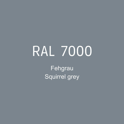 RAL 7000 Fehgrau in 1K Lack