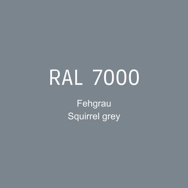 RAL 7000 Fehgrau in 1K Lack