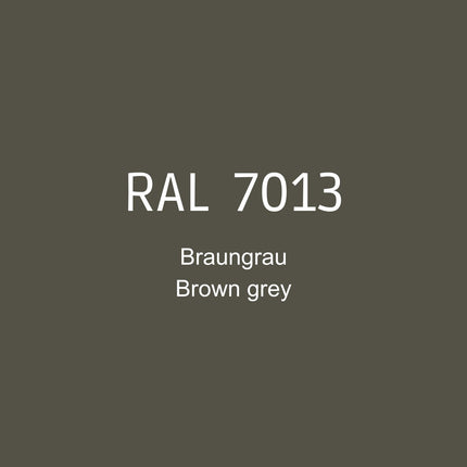 RAL 7013 Braungrau in 1K Lack