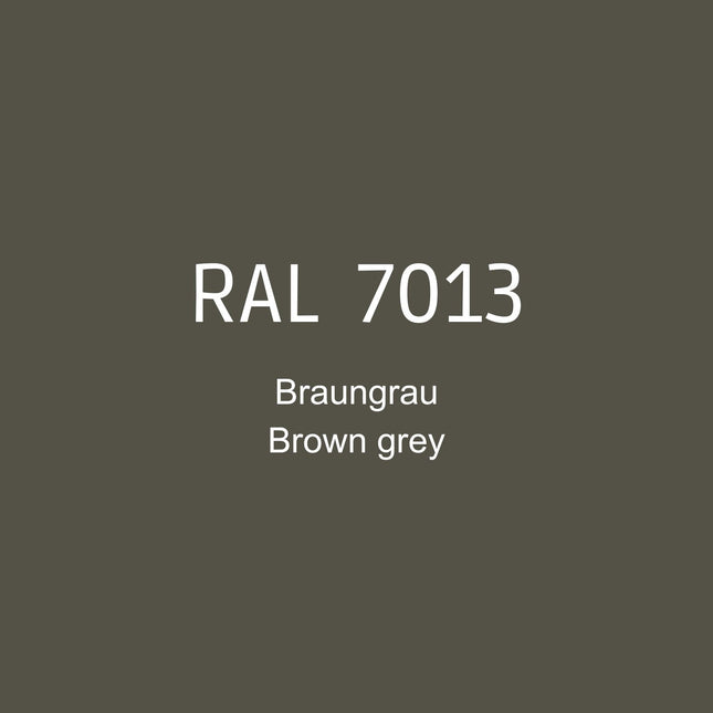 RAL 7013 Braungrau in 1K Lack