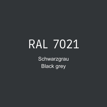 RAL 7021 Schwarzgrau in 1K Lack