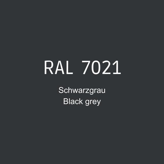 RAL 7021 Schwarzgrau in 1K Lack