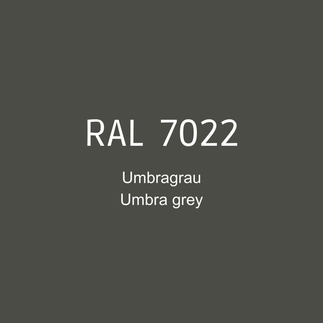 RAL 7022 Umbragrau in 1K Lack