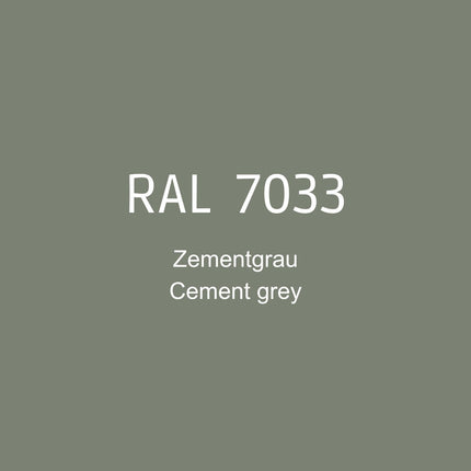 RAL 7033 Zementgrau in 1K Lack