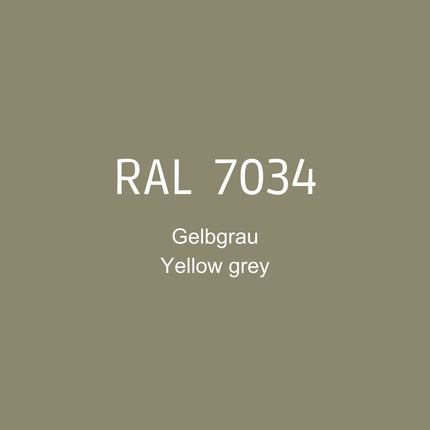 RAL 7034 Gelbgrau in 1K Lack