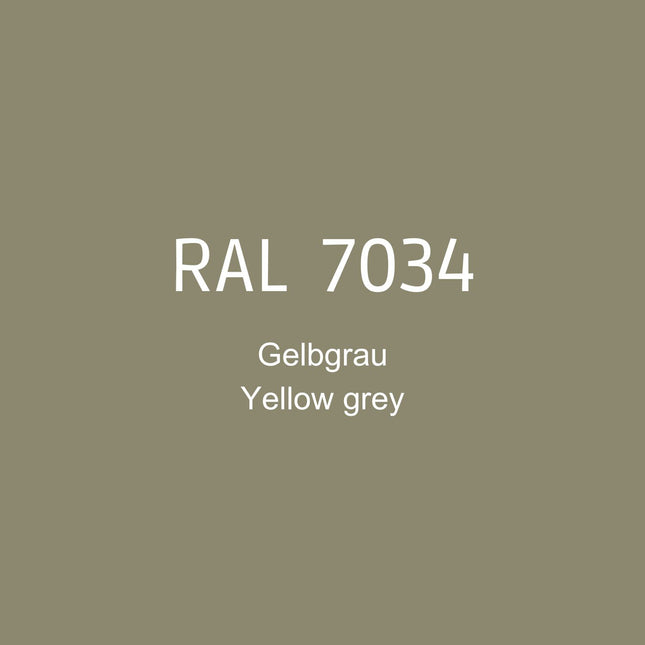 RAL 7034 Gelbgrau in 1K Lack