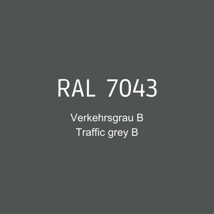 RAL 7043 Verkehrsgrau in 1K Lack
