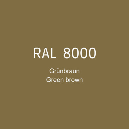 RAL 8000 Grünbraun in 1K Lack