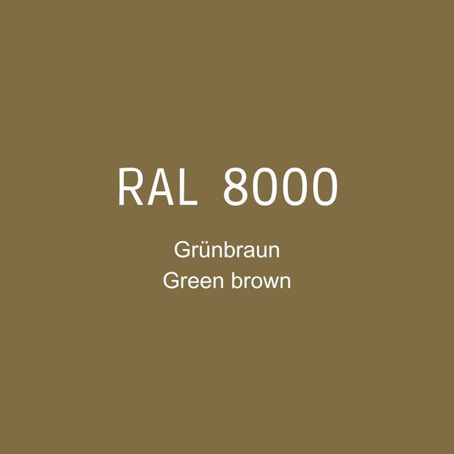RAL 8000 Grünbraun in 1K Lack