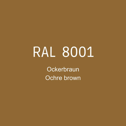 RAL 8001 Ockerbraun in 1K Lack