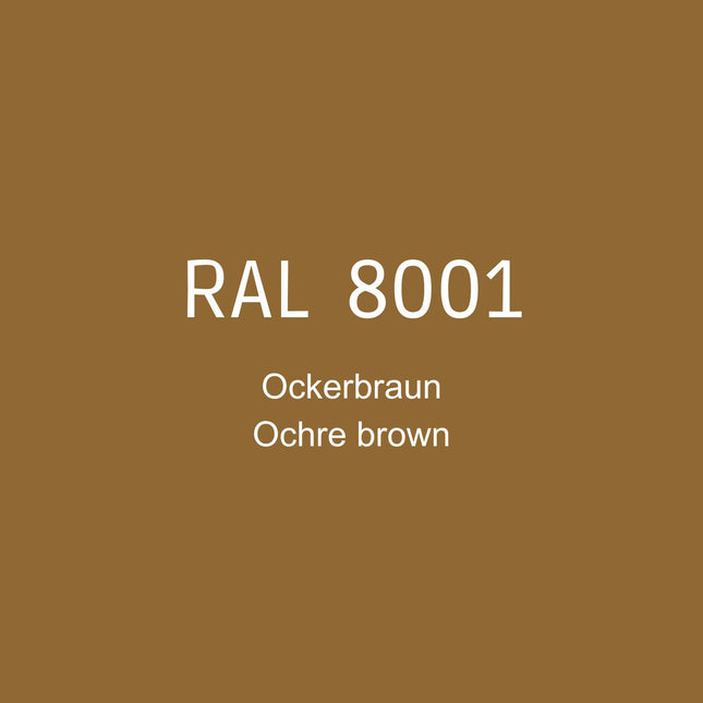 RAL 8001 Ockerbraun in 1K Lack