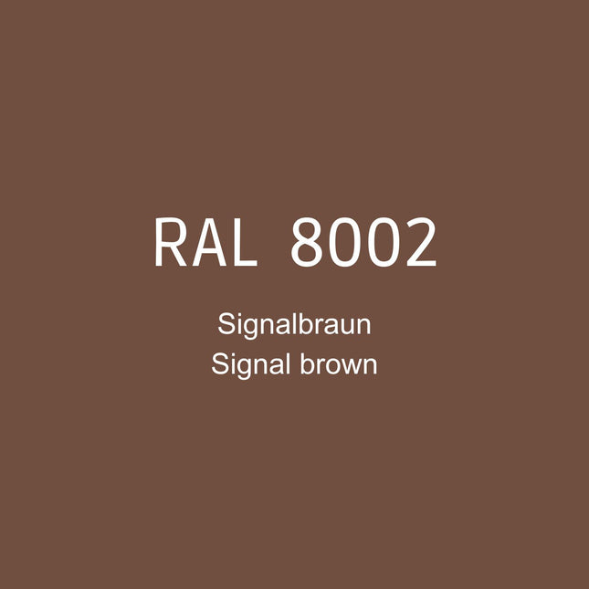 RAL 8002 Signalbraun in 1K Lack