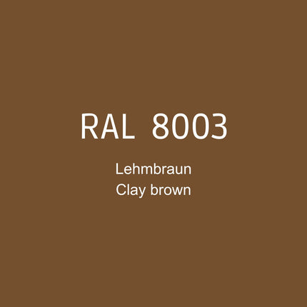 RAL 8003 Lehmbraun in 1K Lack