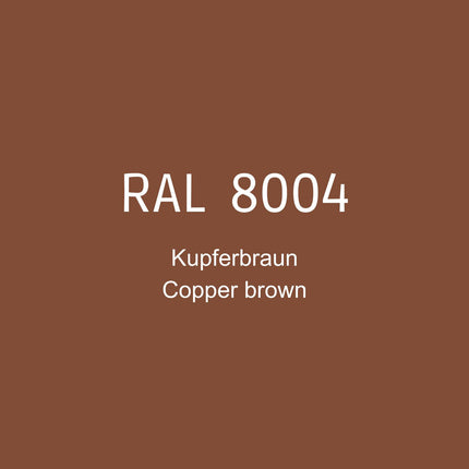 RAL 8004 Kupferbraun in 1K Lack