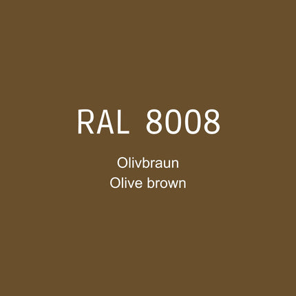 RAL 8008 Olivebraun in 1K Lack
