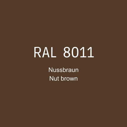 RAL 8011 Nussbraun in 1K Lack