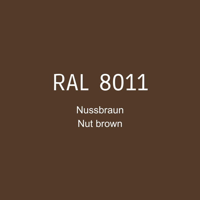 RAL 8011 Nussbraun in 1K Lack