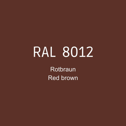 RAL 8012 Rotbraun in 1K Lack