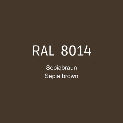 RAL 8014 Sepiabraun in 1K Lack