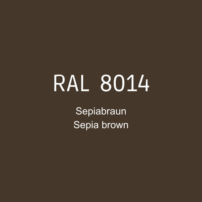 RAL 8014 Sepiabraun in 1K Lack