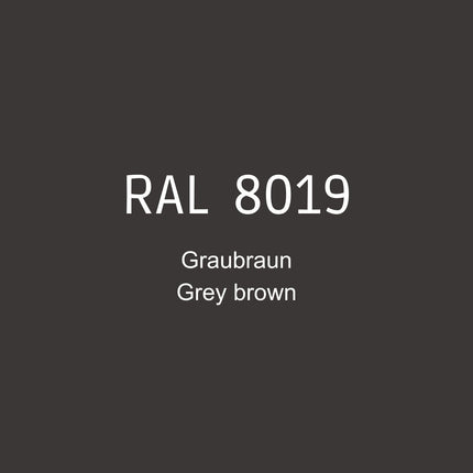 RAL 8019 Graubraun in 1K Lack