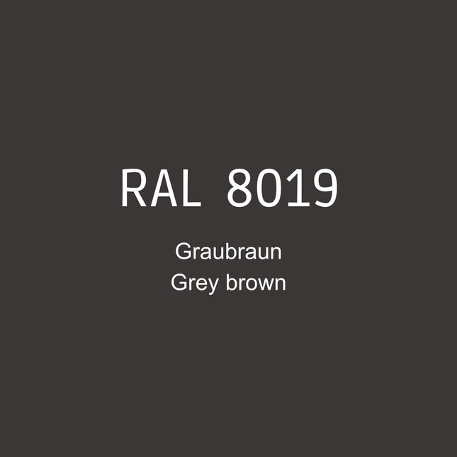 RAL 8019 Graubraun in 1K Lack