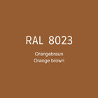 RAL 8023 Orangenbraun in 1K Lack – Produktansicht