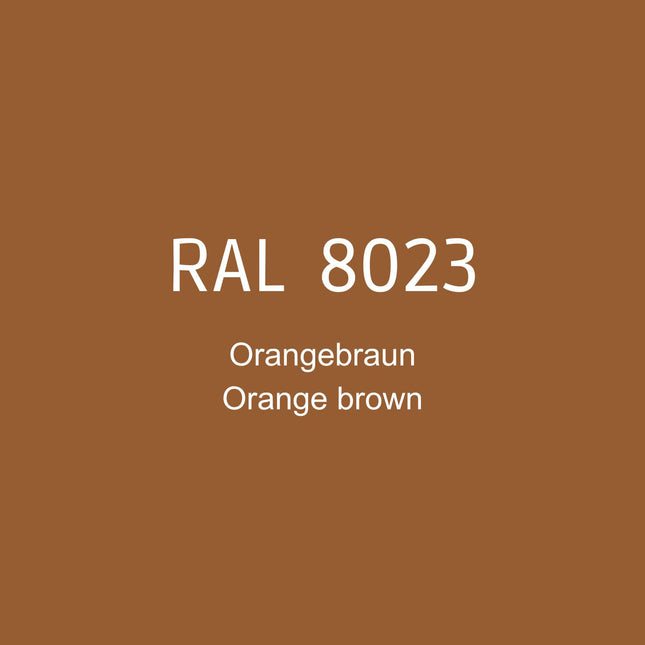 RAL 8023 Orangenbraun in 1K Lack