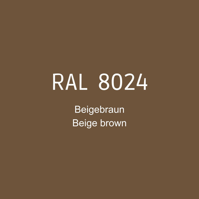 RAL 8024 Beige Braun in 1K Lack