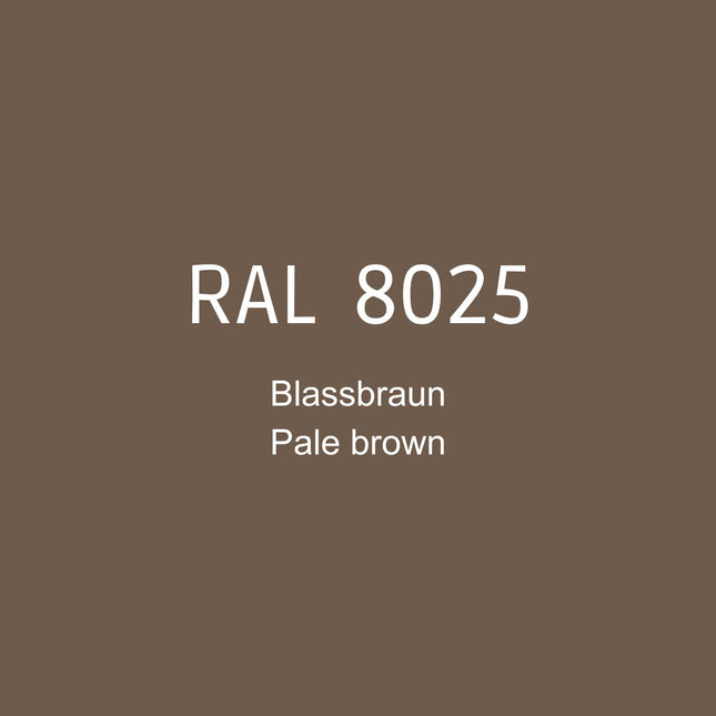 RAL 8025 Blassbraun in 1K Lack