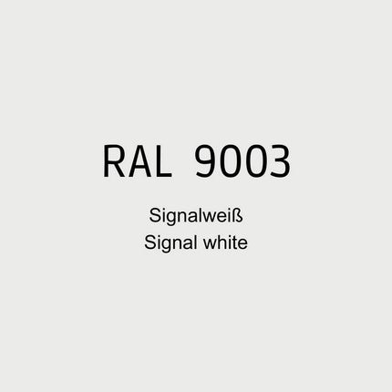 RAL 9003 Signalweiss in 1K Lack