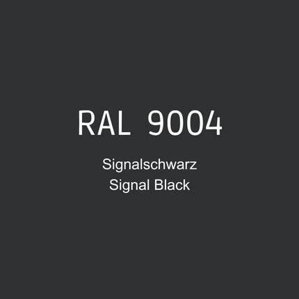 RAL 9004 Signalschwarz in 1K Lack