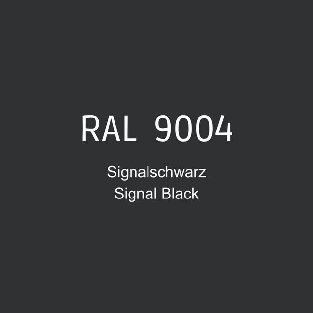RAL 9004 Signalschwarz in 1K Lack
