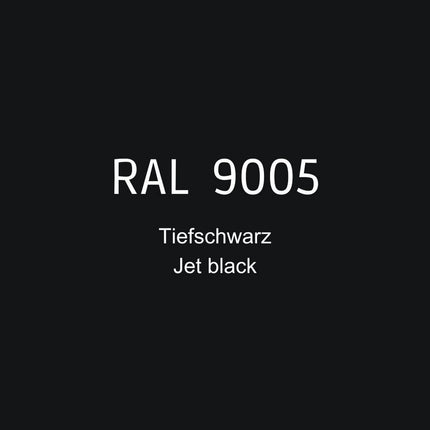 RAL 9005 Tiefschwarz in 1K Lack