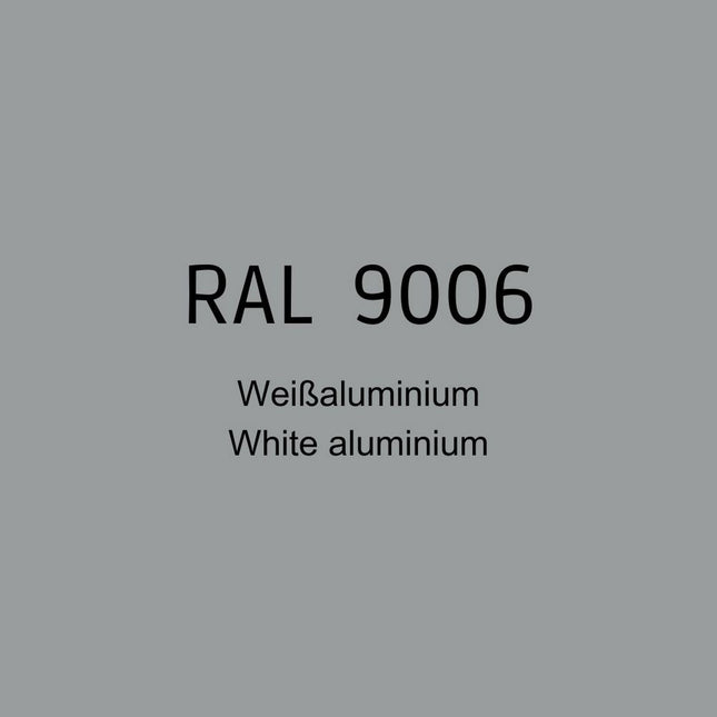 RAL 9006 Weißaluminium in 1K Lack