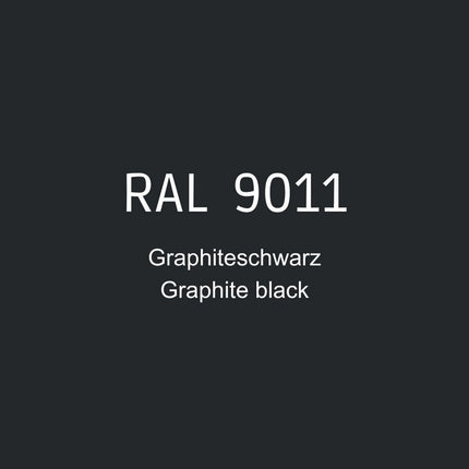 RAL 9011 Graphitschwarz in 1K Lack