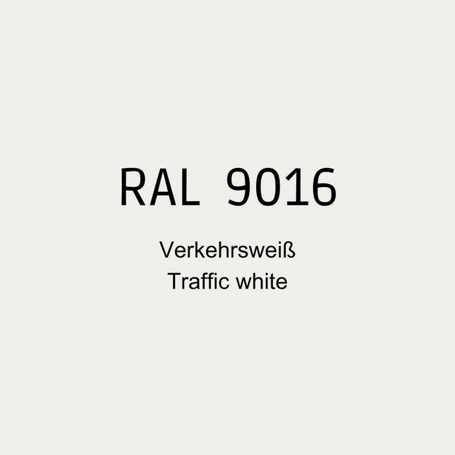 RAL 9016 Verkehrsweiss in 1K Lack