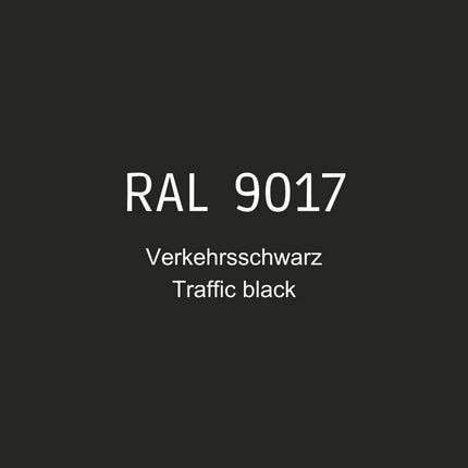 RAL 9017 Verkehrsschwarz in 1K Lack
