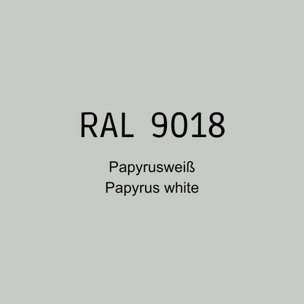 RAL 9018 Papyrusweiss in 1K Lack