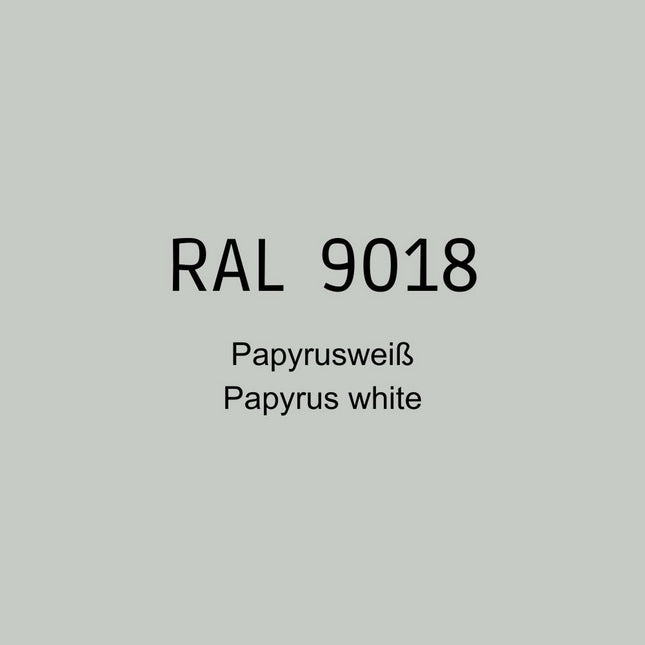 RAL 9018 Papyrusweiss in 1K Lack