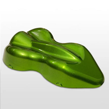 Silberschutzlack im Farbton Hellgrün Optik