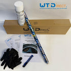 Wassertransferdruckfolie Totenkopf Schwarz Grob PI-725 – Seitenansicht