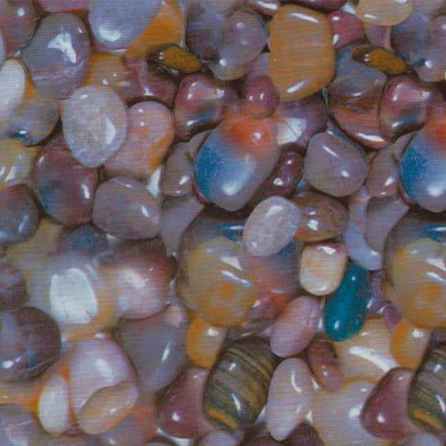 Wassertransferdruck Folie Steine Bunt in 3 D M-8801