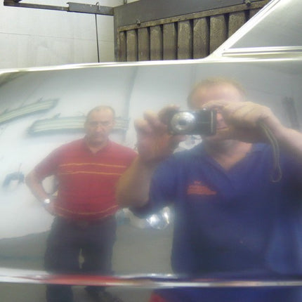 CHROM OPTIK DESIGN LACK Set mit 2K Wasserklarlack